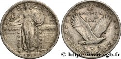STATI UNITI D AMERICA 1/4 Dollar Liberty 1917 Philadelphie
