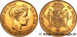 SPANIEN 100 Pesetas Alphonse XIII (19-62) 1897 Madrid VZ 