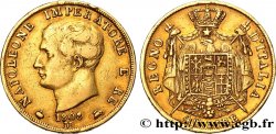 ITALY - KINGDOM OF ITALY - NAPOLEON I 40 Lire 1808 Milan