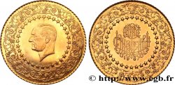 TURQUIE 250 Kurush Mustafa Kemal Atatürk série des  monnaies de luxe 1967  SUP 