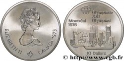 CANADá
 10 Dollars JO Montréal 1976 “skyline” de Montréal 1973 
