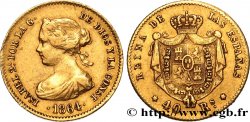 ESPAGNE - ROYAUME D&nbsp;ESPAGNE - ISABELLE II 40 Reales 1864 Madrid