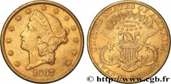 ÉTATS-UNIS D AMÉRIQUE 20 Dollars  Liberty  1907 Philadelphie