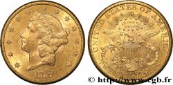 UNITED STATES OF AMERICA 20 Dollars  Liberty  1887 San Francisco