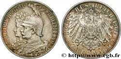 ALLEMAGNE - PRUSSE 2 Mark Guillaume II 200e anniversaire de la Prusse 1901 Berlin