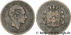 SPAGNA 5 Centimos Alphonse XII 1879 Oeschger Mesdach & CO