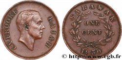 SARAWAK 1 Cent Sarawak Rajah C.V. Brooke 1930 Heaton