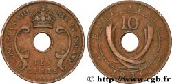 AFRICA DI L EST BRITANNICA  10 Cents frappe au nom d’Edouard VIII 1936 Heaton - H