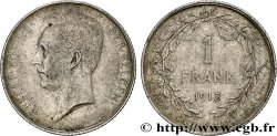 BELGIUM 1 Frank (Franc) Albert Ier légende flamande 1912 