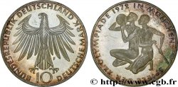 ALLEMAGNE 10 Mark Proof XXe J.O. Munich : basket-ball et canoeing / aigle 1972 Stuttgart - F