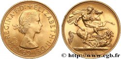 INVESTMENT GOLD 1 Souverain Élisabeth II 1958 Londres