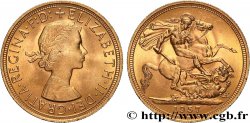 OR, PALLADIUM ET PLATINE INVESTISSEMENT 1 Souverain Élisabeth II 1957 Londres
