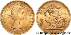 GOLD, PALLADIUM & PLATINUM INVESTMENT 1 Souverain Élisabeth II 1957 Londres