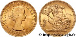 GOLD, PALLADIUM & PLATINUM INVESTMENT 1 Souverain Élisabeth II 1957 Londres MS 