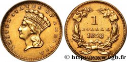 ÉTATS-UNIS D AMÉRIQUE 1 Dollar ”Indian Princess” 1858 Philadelphie