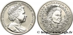 GEORGIA DEL SUD E ISOLE SANDWICH MERIDIONALI 2 Pounds (2 Livres) Proof Élisabeth II 2007 Pobjoy Mint
