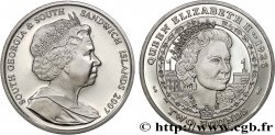 GEORGIA DEL SUD E ISOLE SANDWICH MERIDIONALI 2 Pounds (2 Livres) Proof Élisabeth II 2007 Pobjoy Mint