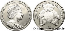 ÎLES VIERGES BRITANNIQUES 1 Dollar Proof Centenaire du Teddy Bear 2002 Pobjoy Mint