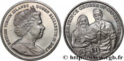 ÎLES VIERGES BRITANNIQUES 1 Dollar Proof le Prince Georges de Cambridge 2013 Pobjoy Mint