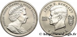 BRITISCHE JUNGFERNINSELN 1 Dollar ‘proof’ John Fitzerald Kennedy 2013 Pobjoy Mint