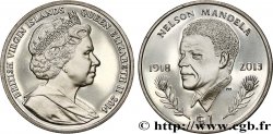 ISOLE VERGINI BRITANNICHE 1 Dollar Proof Nelson Mandela 2014 Pobjoy Mint