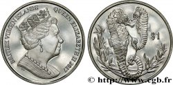 ISLAS VíRGENES BRITáNICAS 1 Dollar Proof Hippocampes 2017 Pobjoy Mint