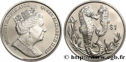 BRITISCHE JUNGFERNINSELN 1 Dollar Proof Hippocampes 2017 Pobjoy Mint