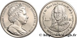 ISOLE VERGINI BRITANNICHE 1 Dollar Proof 500e anniversaire de Mona Lisa 2006 Pobjoy Mint