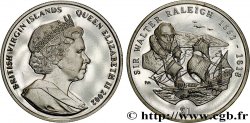 BRITISH VIRGIN ISLANDS 1 Dollar Proof Sir Walter Raleigh 2002 Pobjoy Mint