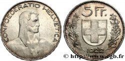 SUISSE 5 Francs Berger 1922 Berne