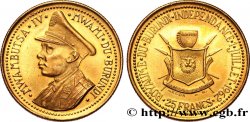BURUNDI - REINO DE BURUNDI - MWAMBUTSA IV 25 Francs or, cinquantième anniversaire de règne 1965 