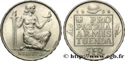 SWITZERLAND 5 Francs fond pour l’armement 1936 Berne