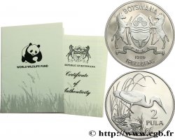 BOTSWANA 2 Pula Proof aigrette 1986  FDC 