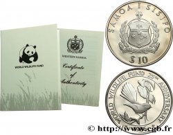 SAMOA 10 Tala Proof 25 ans de la préservation des espèces 1986 