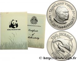 TONGA 2 Pa’anga Proof Cétacés 1986  FDC 