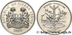 SIERRA LEONE 1 Dollar Proof Jeux Olympiques de Vancouver 2010 2009 