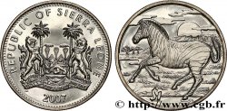 SIERRA LEONA 1 Dollar Proof zèbre 2007 