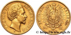 ALEMANIA - BAVIERA 20 Mark Louis II 1872 Munich