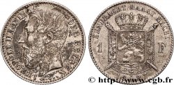 BÉLGICA 1 Franc Léopold II légende flamande signature L WIENER 1887 