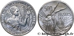 ZENTRALAFRIKANISCHE LÄNDER Essai de 500 Francs lettre ‘C’ Congo 1976 Paris ST 