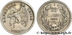 CHILI 20 Centavos Condor 1932 Santiago - S° SUP 
