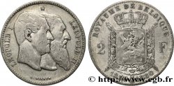BELGIO 2 Francs 50e anniversaire de l’indépendance 1880 