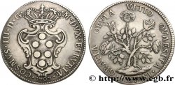 ITALY - LIVORNO - COSIMO III DE  MEDICI Pezza della Rosa (pièce à la rose) 1707 Livourne AU 