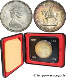 CANADA 1 Dollar Centenaire de la Gendarmerie royale du Canada 1973 
