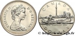 KANADA 1 Dollar Proof 150e anniversaire de Toronto 1984 