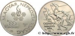 UNGHERIA 500 Forint Jeux Olympiques d’hiver de Sarajevo 1984 Budapest