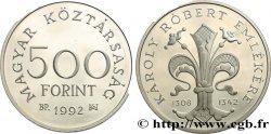 UNGHERIA 500 Forint Proof Charles de Hongrie 1989 Budapest