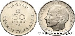 HONGRIE 50 Forint Proof 80e anniversaire naissance de Bela Bartok 1961 Budapest