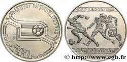 HUNGRíA 500 Forint Proof Coupe du monde de football Espagne 1982 1981 Budapest