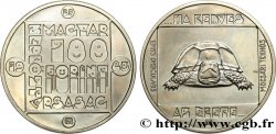 HUNGARY 100 Forint Proof tortue 1985 Budapest